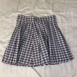 Bershka Plaid Skirt